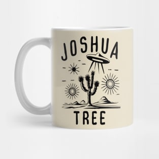 Joshua Tree Vintage UFO Desert Tee - Retro Extraterrestrial Mug